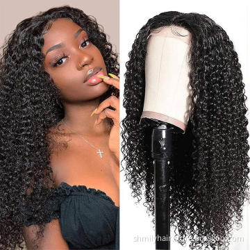 Wholesale Curly Wigs Human Hair Lace Front Cuticle Aligned Virgin Hair Vendor Swiss Lace Human Hair Wigs For Black Women